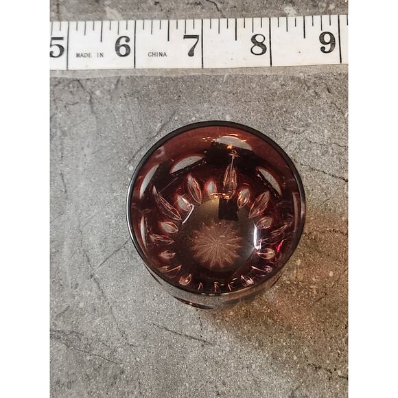 FABERGE CRYSTAL NA ZDOROVYA VODKA SHOT GLASS Red EDITION II-‎ IOB - Picture 5 of 9